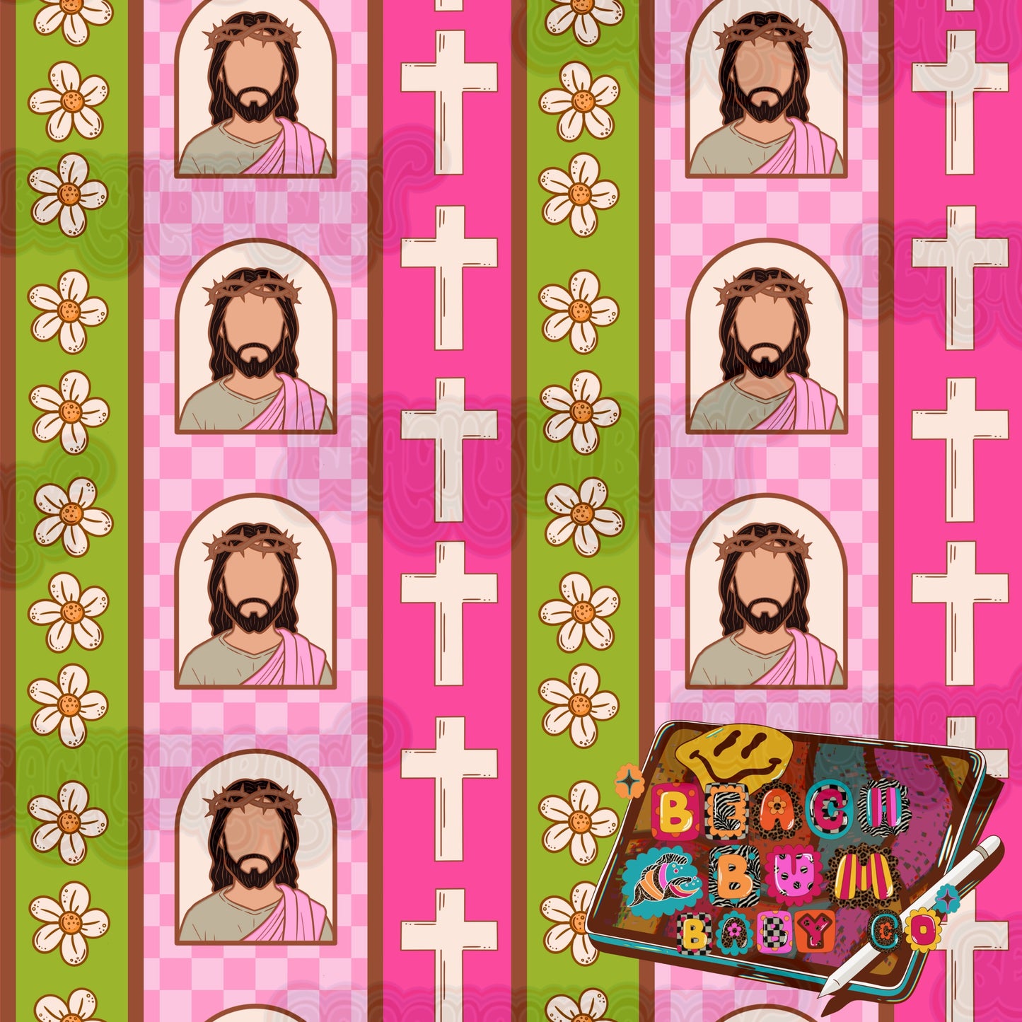 Jesus striped