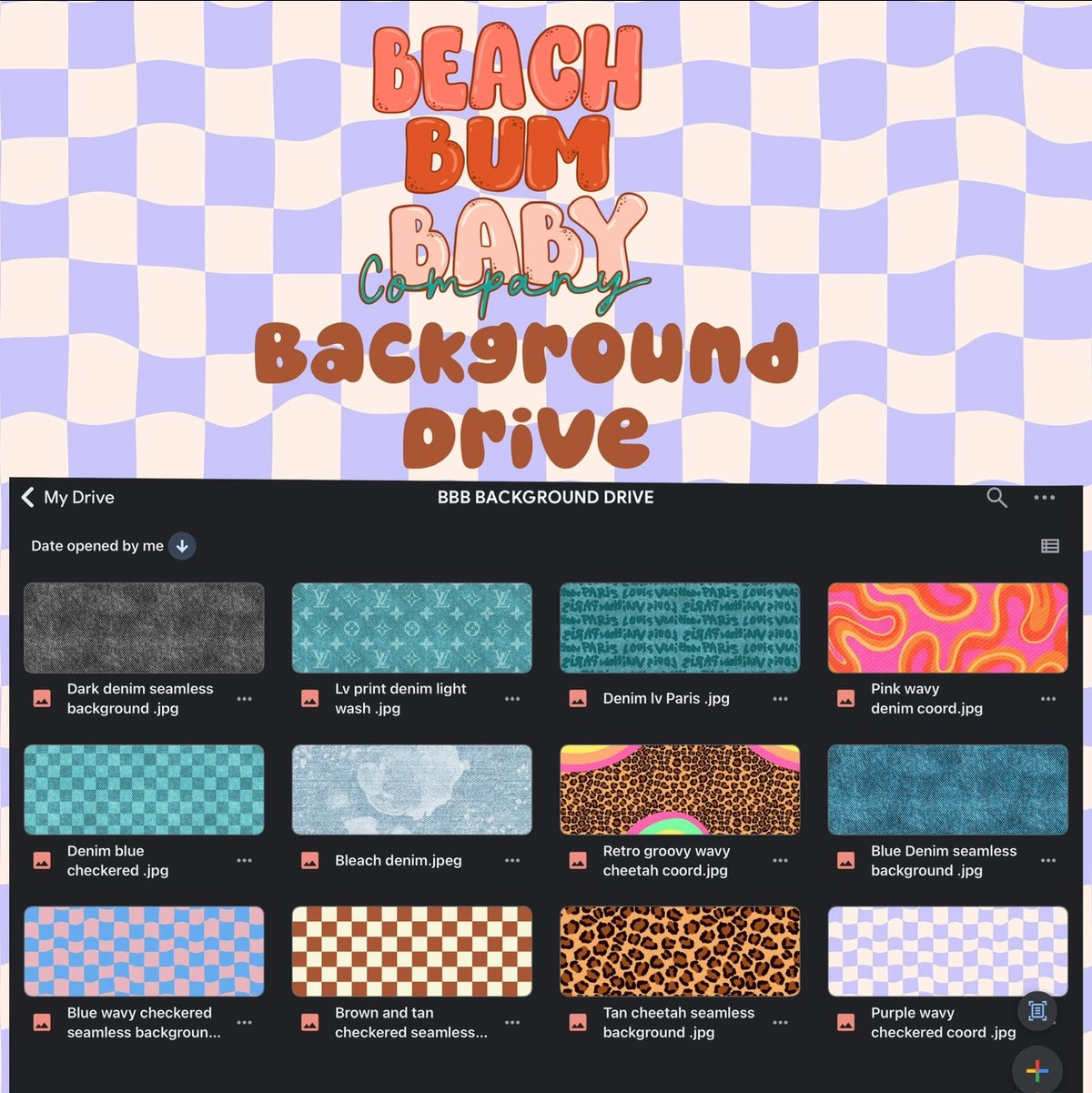 SEAMLESS BACKGROUND DRIVE